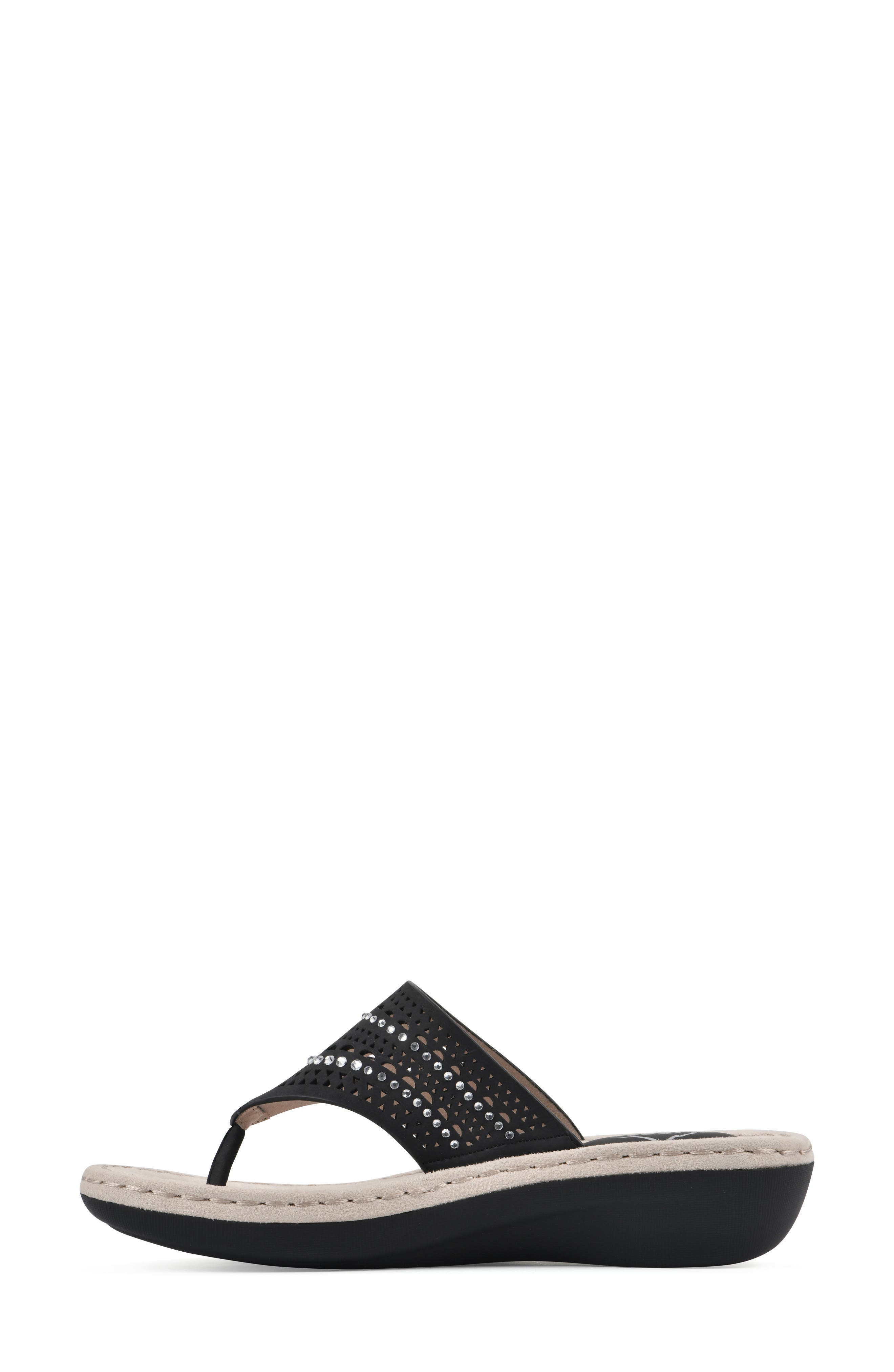 CLIFFS BY WHITE MOUNTAIN Comate Wedge Sandal, Alternate, color, 