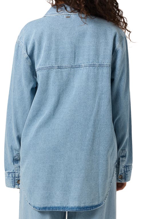 O'neill Sevie Denim Shacket In Blue
