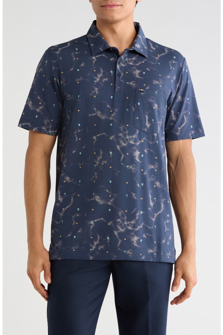 Beach Town Performance Polo, Main, color, TOTAL ECLIPSE