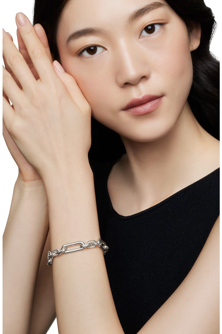 Lexington Chain Bracelet, Alternate, color, SILVER