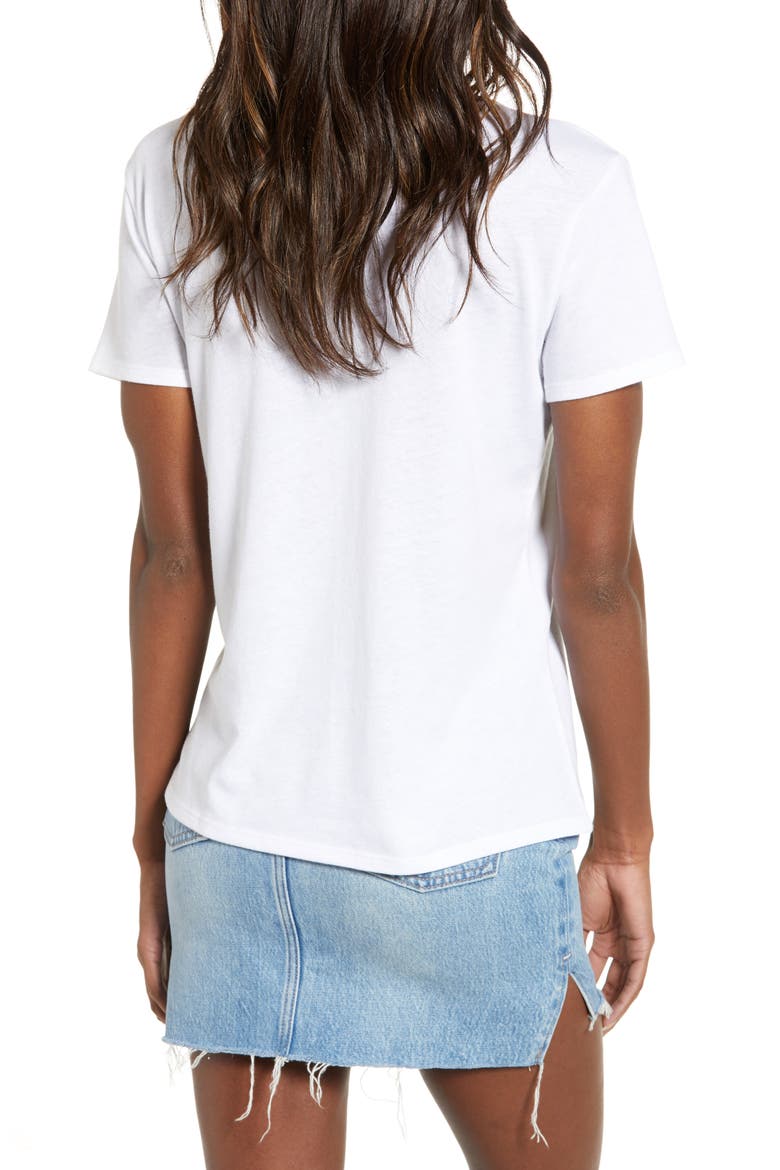 Be Nice Graphic Tee, Alternate, color, WHITE