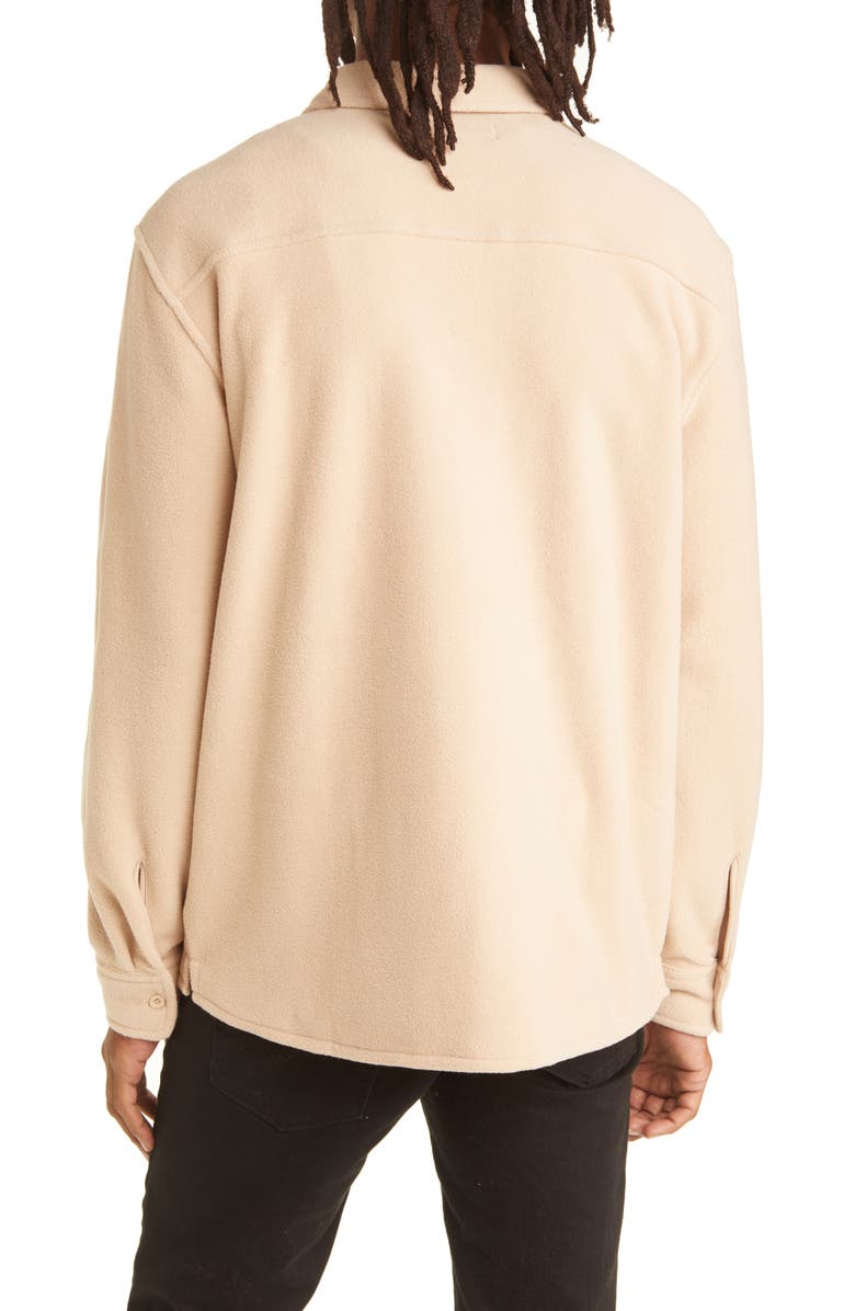 PacSun Pebble Polar Fleece Shirt Jacket, Alternate, color, 