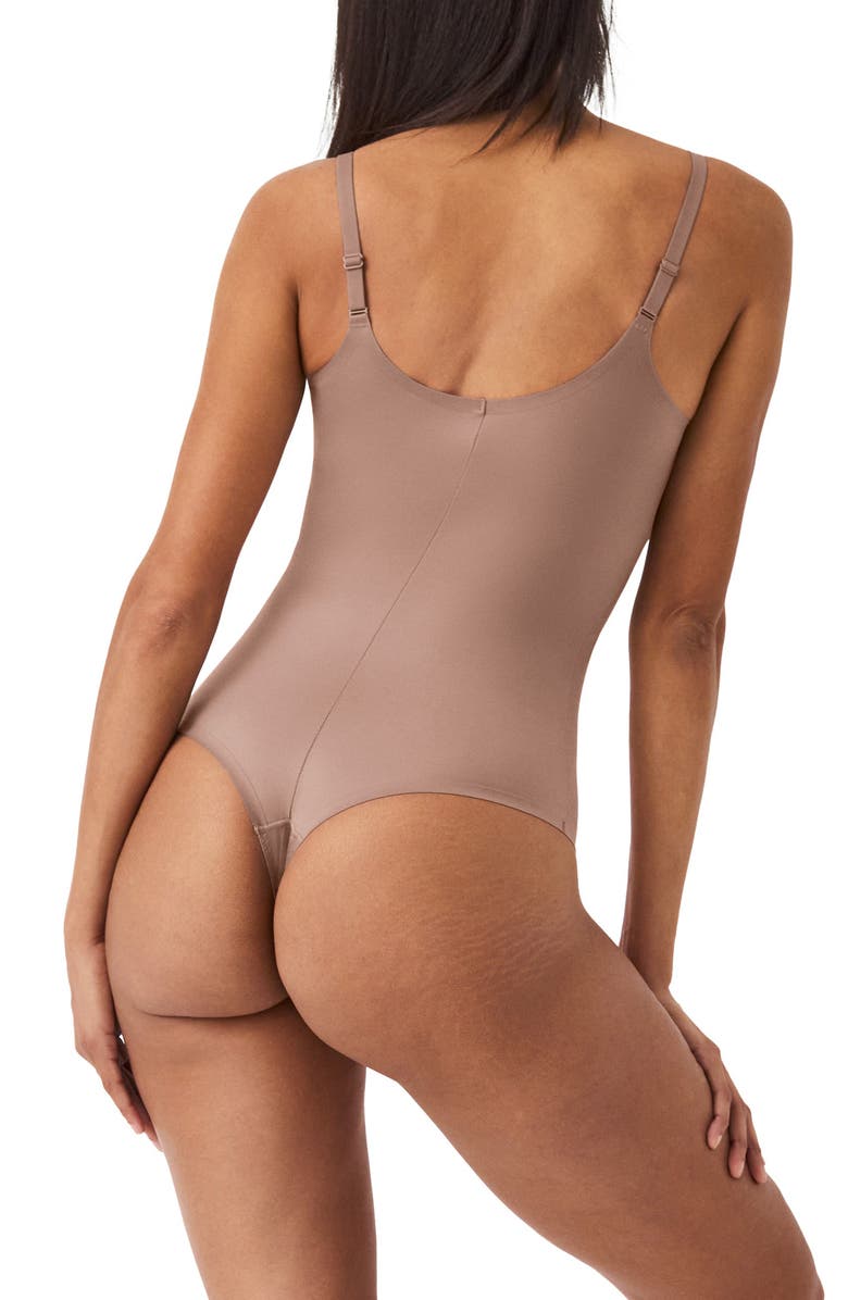 SPANX<sup>®</sup> SPANXshape<sup>™</sup> Invisible Cami Thong Bodysuit, Alternate, color, Cafe Au Lait
