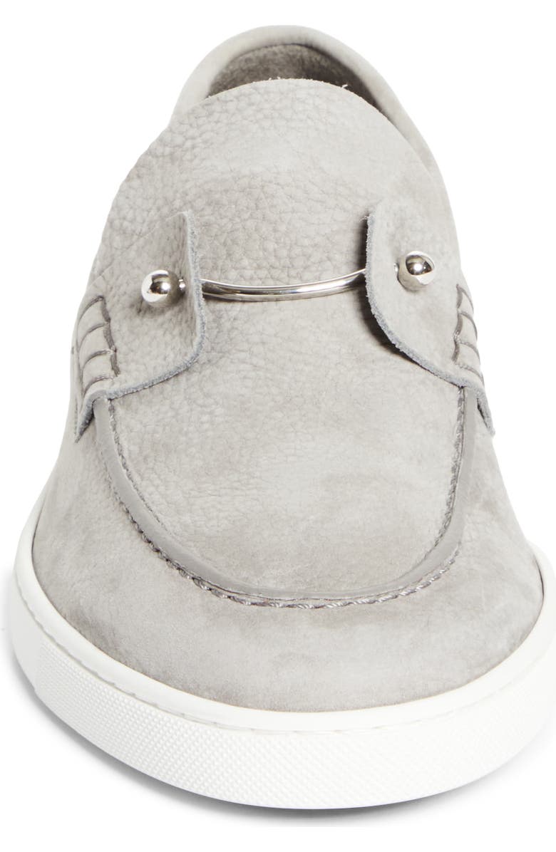 Christian Louboutin Chambeliboat Loafer, Alternate, color, Phantom Grey