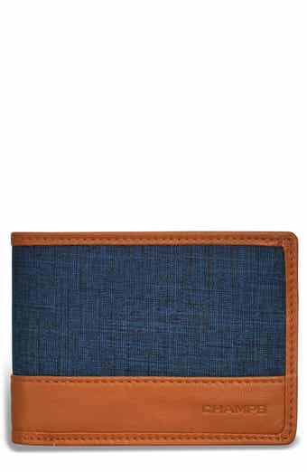 Denim Center Wing Bifold Wallet