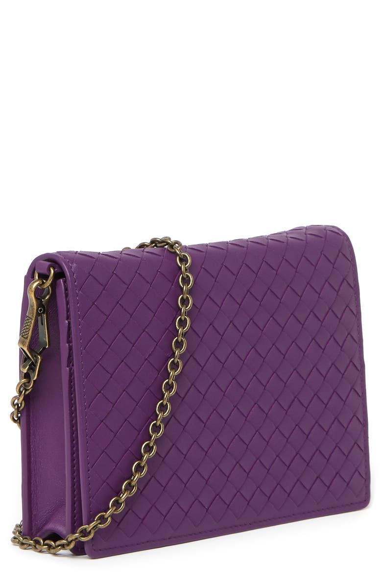 Bottega Veneta Woven Leather Crossbody Bag, Alternate, color, 