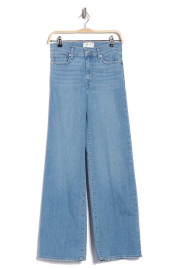 Frame Le Slim Palazzo High Waist Wide Leg Jeans In Integrity
