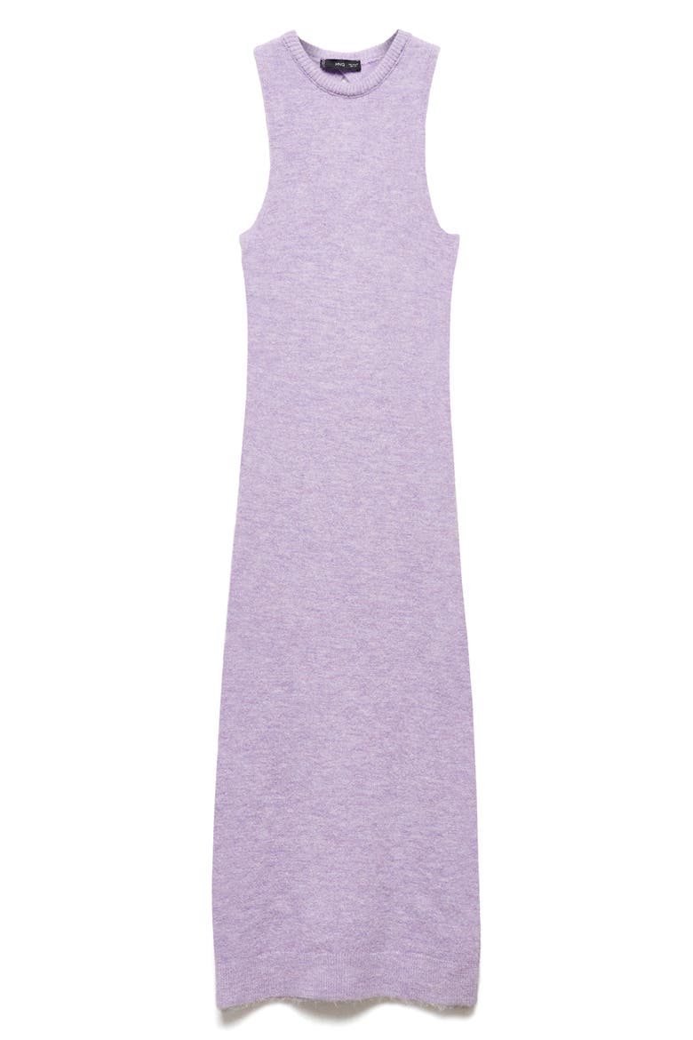 Sleeveless Knit Midi Dress, Alternate, color, LIGHT/ PASTEL PURPLE
