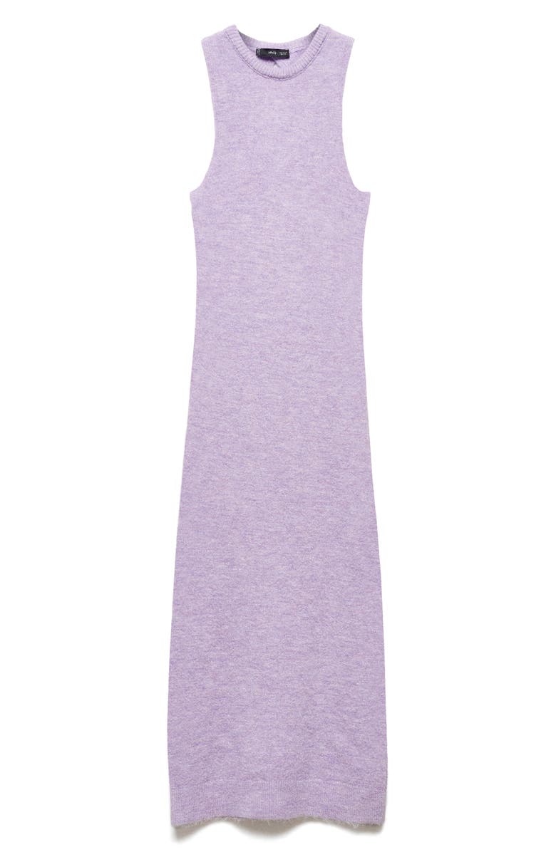 MANGO Sleeveless Knit Midi Dress, Alternate, color, 