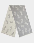 Bally Scarf with a Logo Motif