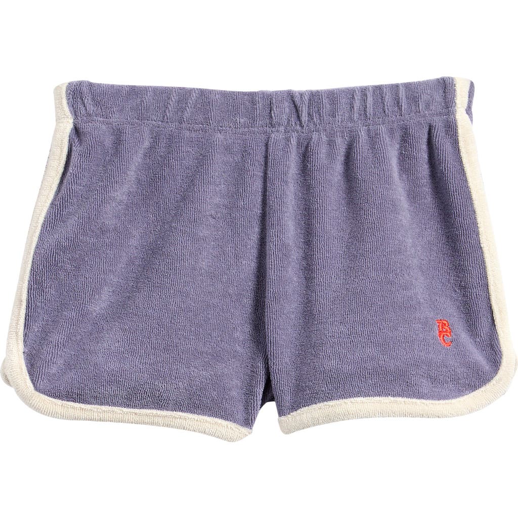 Bobo Choses Terry Cloth Shorts In Navy Blue