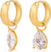 Luv AJ x Dezi The Perfect Pear Huggie Earrings