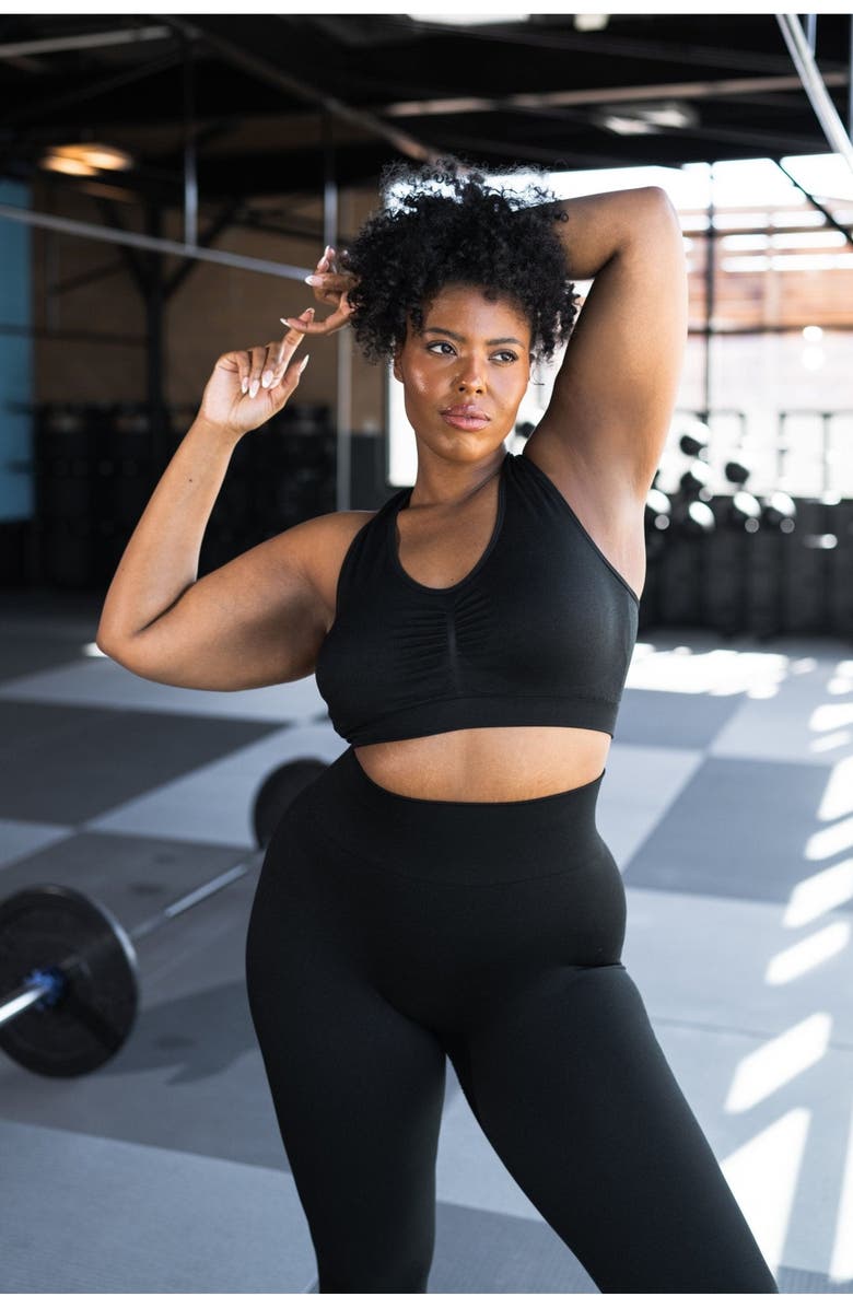 Vitality Evoke V Bra, Alternate, color, Midnight