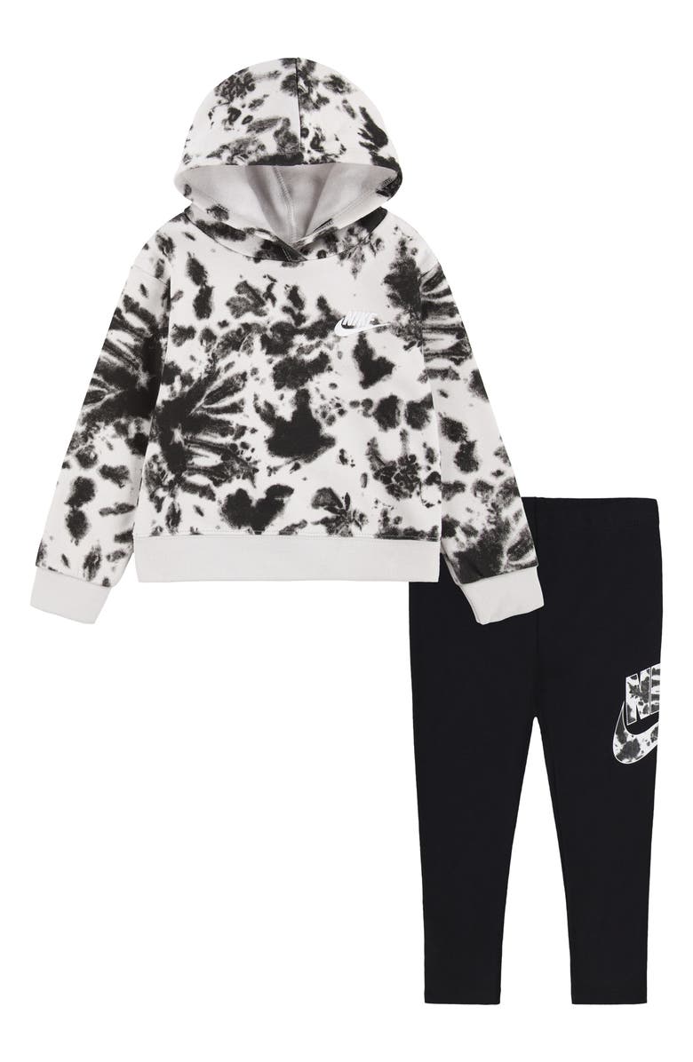 Nike Kids' Cloud Wash Hoodie & Pants Set, Main, color, Black