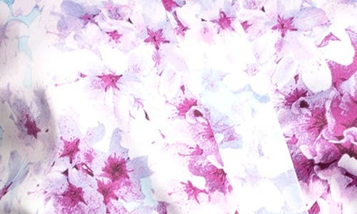 In Bloom By Jonquil Sabrina Print Satin Wrap In Lavender