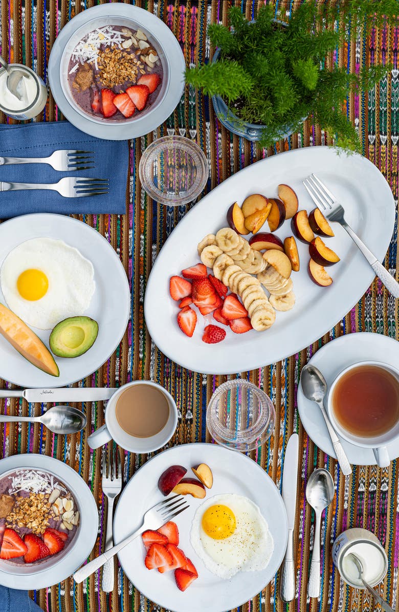 Juliska Quotidien White Truffle 4-Piece Place Setting, Alternate, color, White Truffle