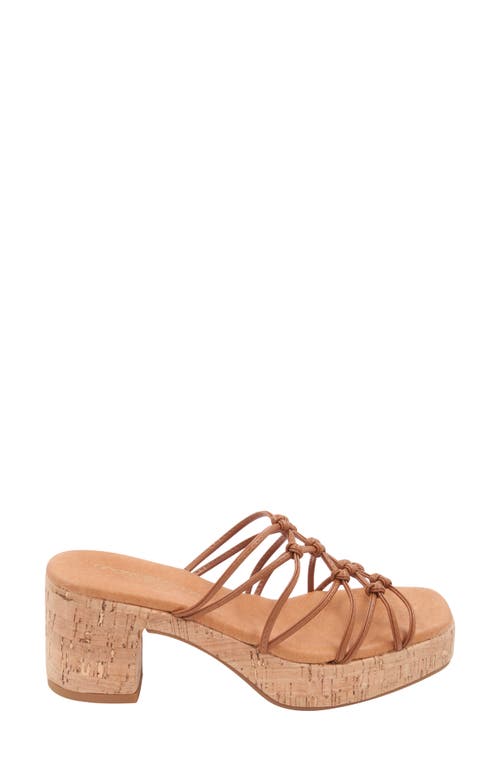 Andre Assous André Assous Camryn Platform Slide Sandal In Cuero