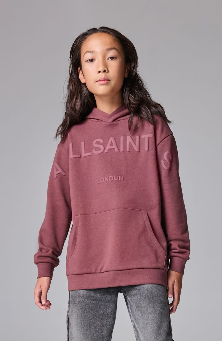 smALLSAINTS by ALLSAINTS Kids' Oversize Logo Graphic Hoodie, Main, color, 