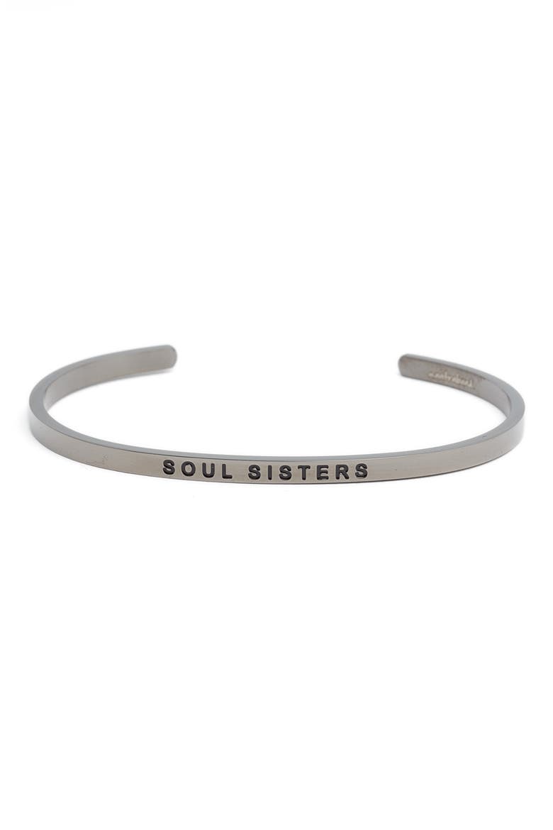 'Soul Sister' Cuff, Main, color, MOON GRAY