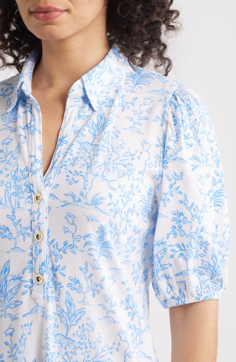 Lilly Pulitzer<sup>®</sup> Bingley Short Sleeve Drop Waist Dress, Alternate, color, 