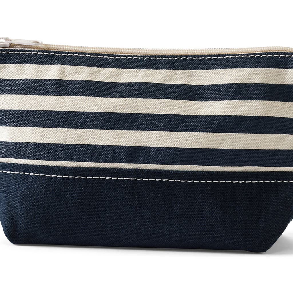 Lands' End Zipper Canvas Pouch