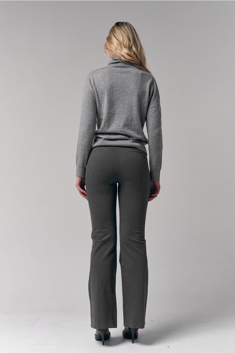 Mongolian Cashmere Turtleneck Sweater, Alternate, color, Gray