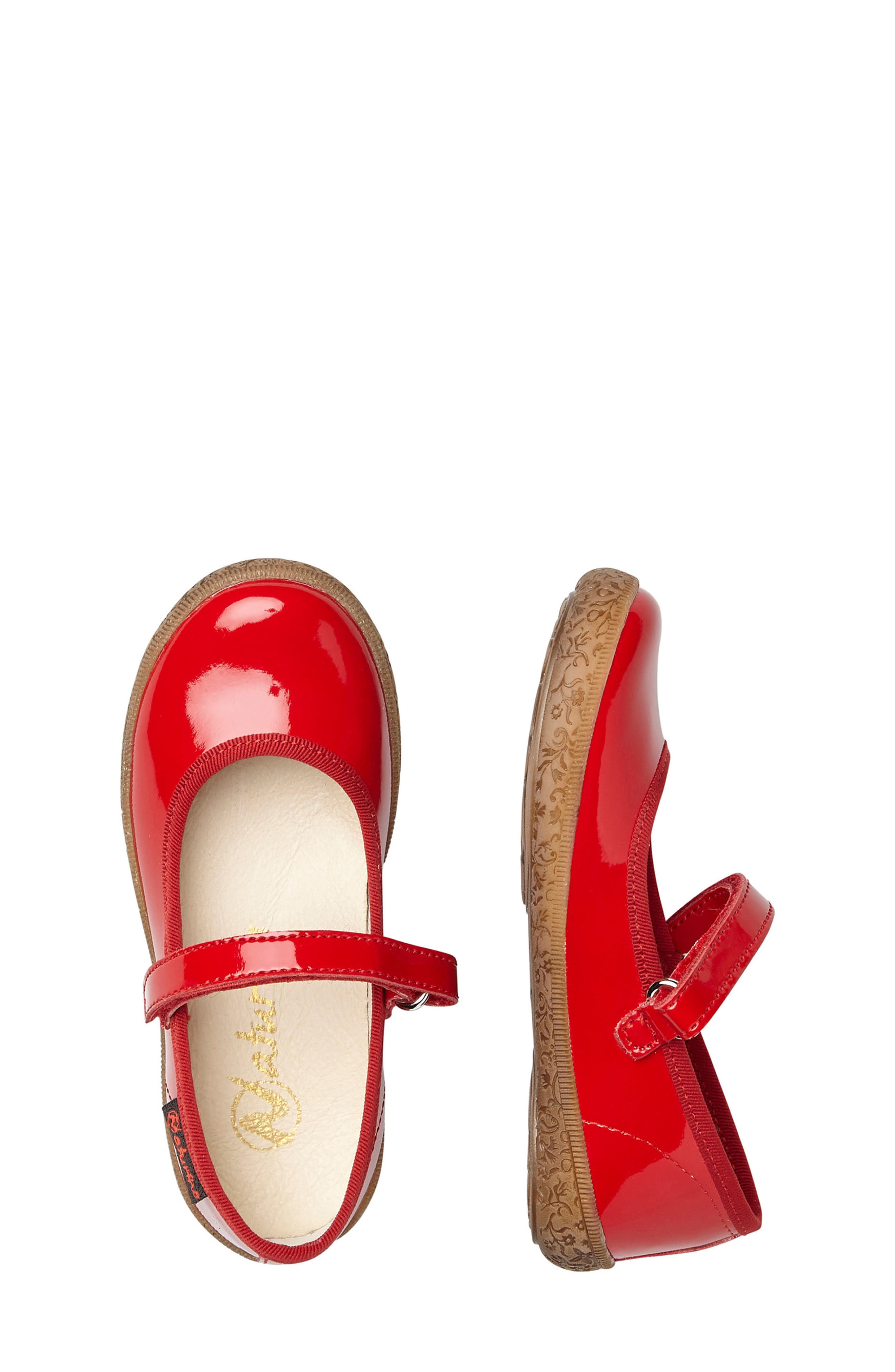 Naturino Pavia Mary Jane Flat, Alternate, color, Red
