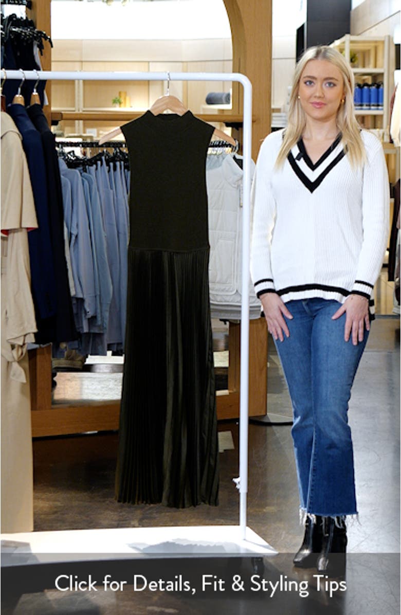 Wynna Mixed Media Dress, sales video thumbnail