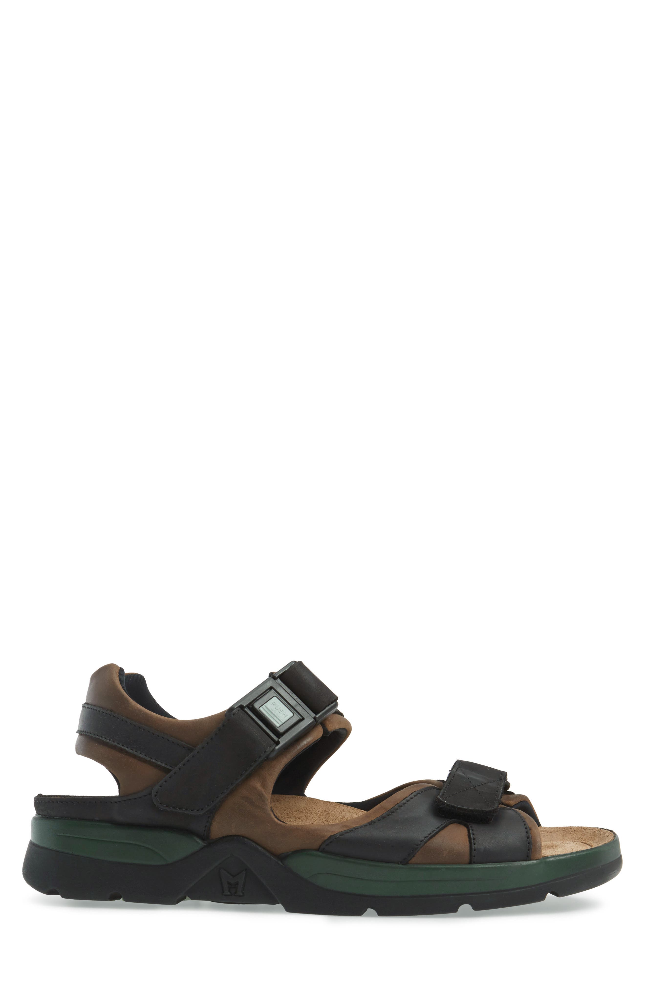 Mephisto 'Shark' Sandal, Alternate, color, 5751/5700 Dark Brown Sandycalf