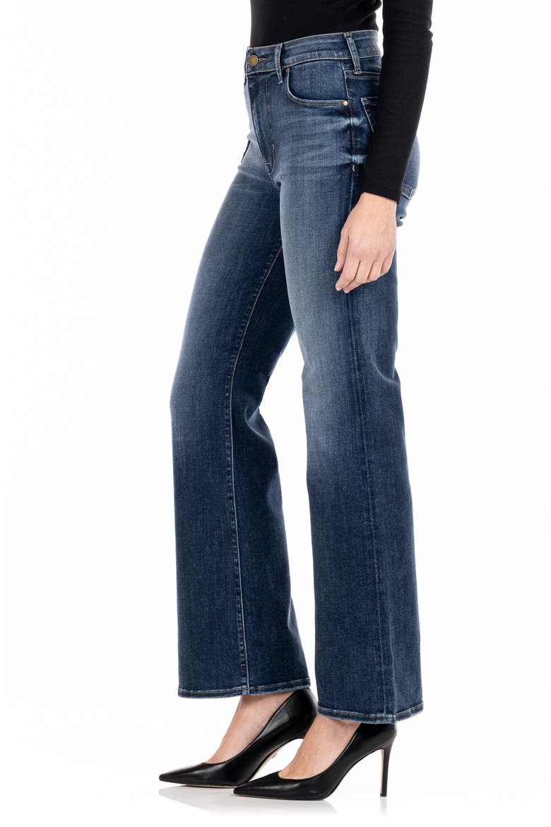 Katie High Rise Classic Flare Jeans, Alternate, color, ST. TROPEZ