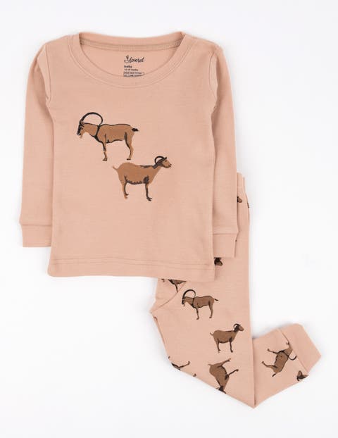 Cotton Two-Piece Printed Pajamas, Animals & Characters (Toddler, Little Kid & Big Kid)
