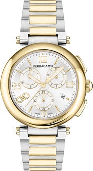 FERRAGAMO Legacy Chronograph Bracelet Watch, 40mm