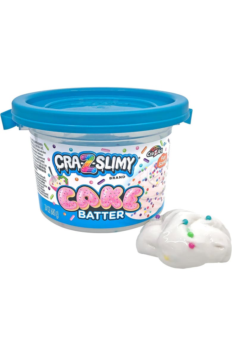 Cra-Z-Slimy Cake Batter Scented Slime 24 oz Bucket, Alternate, color, Multicolored