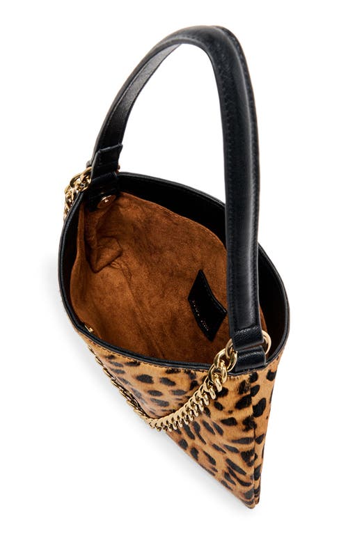 Dolce Vita Jagger Animal Print Genuine Calf Hair Shoulder Bag In Brown