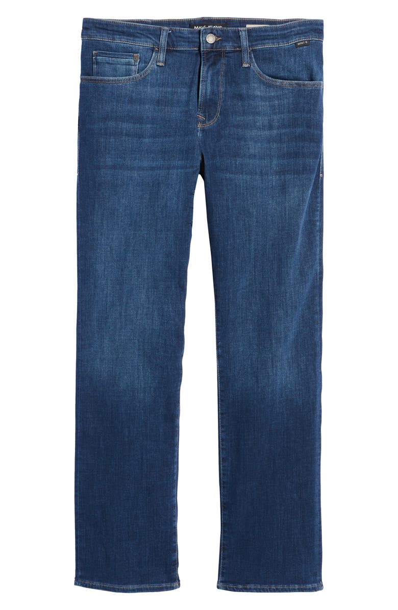 Mavi Jeans Matt Relaxed Straight Fit Jeans, Alternate, color, Dark Feather Blue