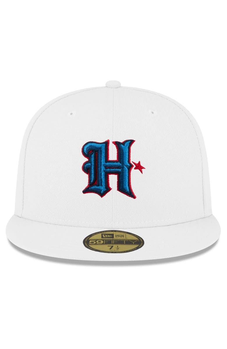New Era Men's New Era White Houston Texans Omaha 59FIFTY Fitted Hat, Alternate, color, White
