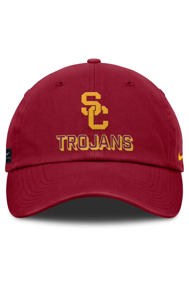 Nike Men's Nike Cardinal USC Trojans 2025 On-Field Club Adjustable Hat, Alternate, color, Cardinal