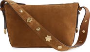 Madewell The Sun Medallion Suede Shoulder Bag