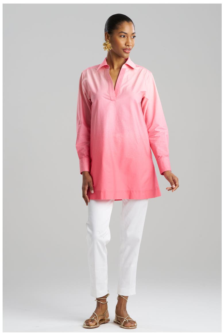 AKARI Oversized Shirt, Main, color, FLAMINGO