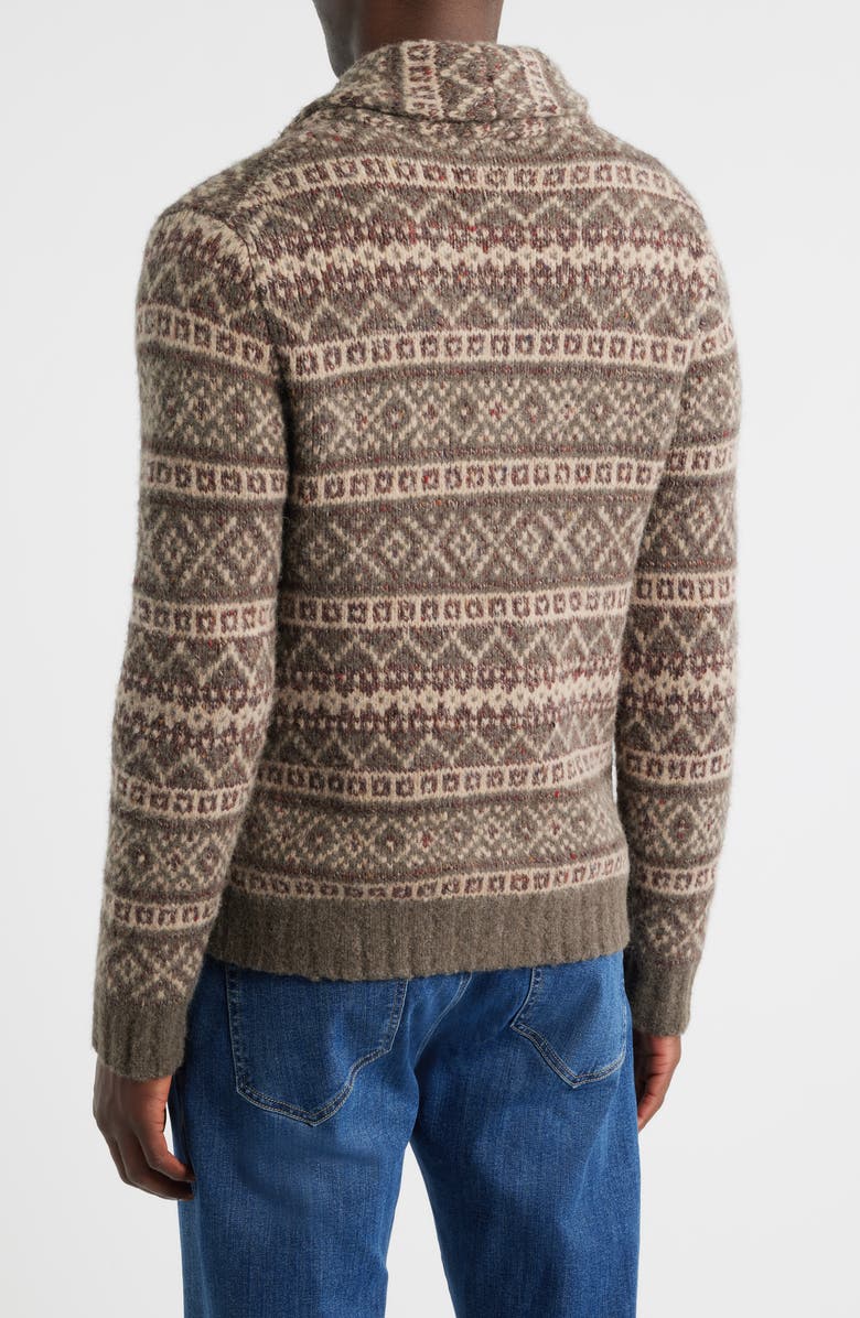 Rails Kallio Fair Isle Merino Wool Blend Cardigan, Alternate, color, Amiata Farisle