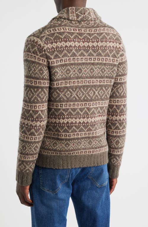Rails Kallio Fair Isle Merino Wool Blend Cardigan In Multi