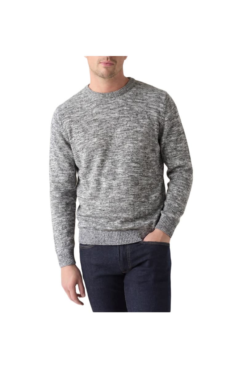 Robert Talbott Robbins Linen Silk Crewneck Sweater, Main, color, Gray