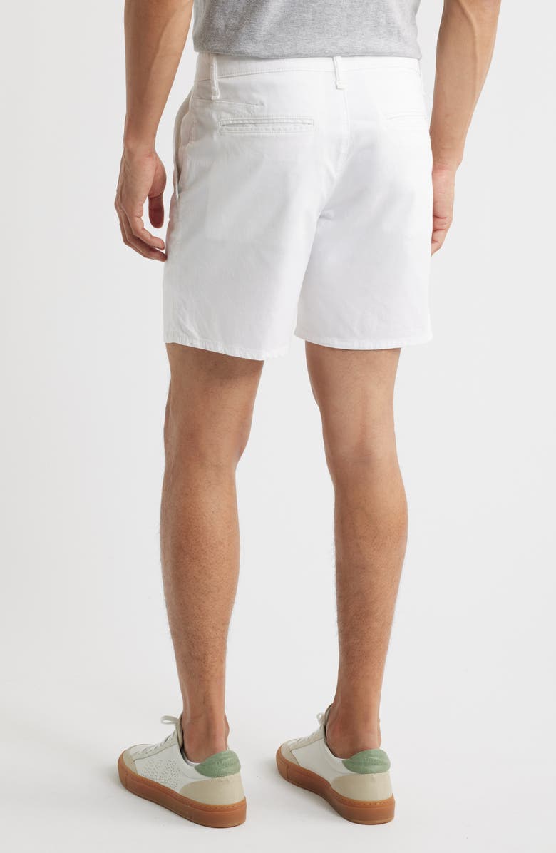 rag & bone Standard Chino Shorts, Main, color, White