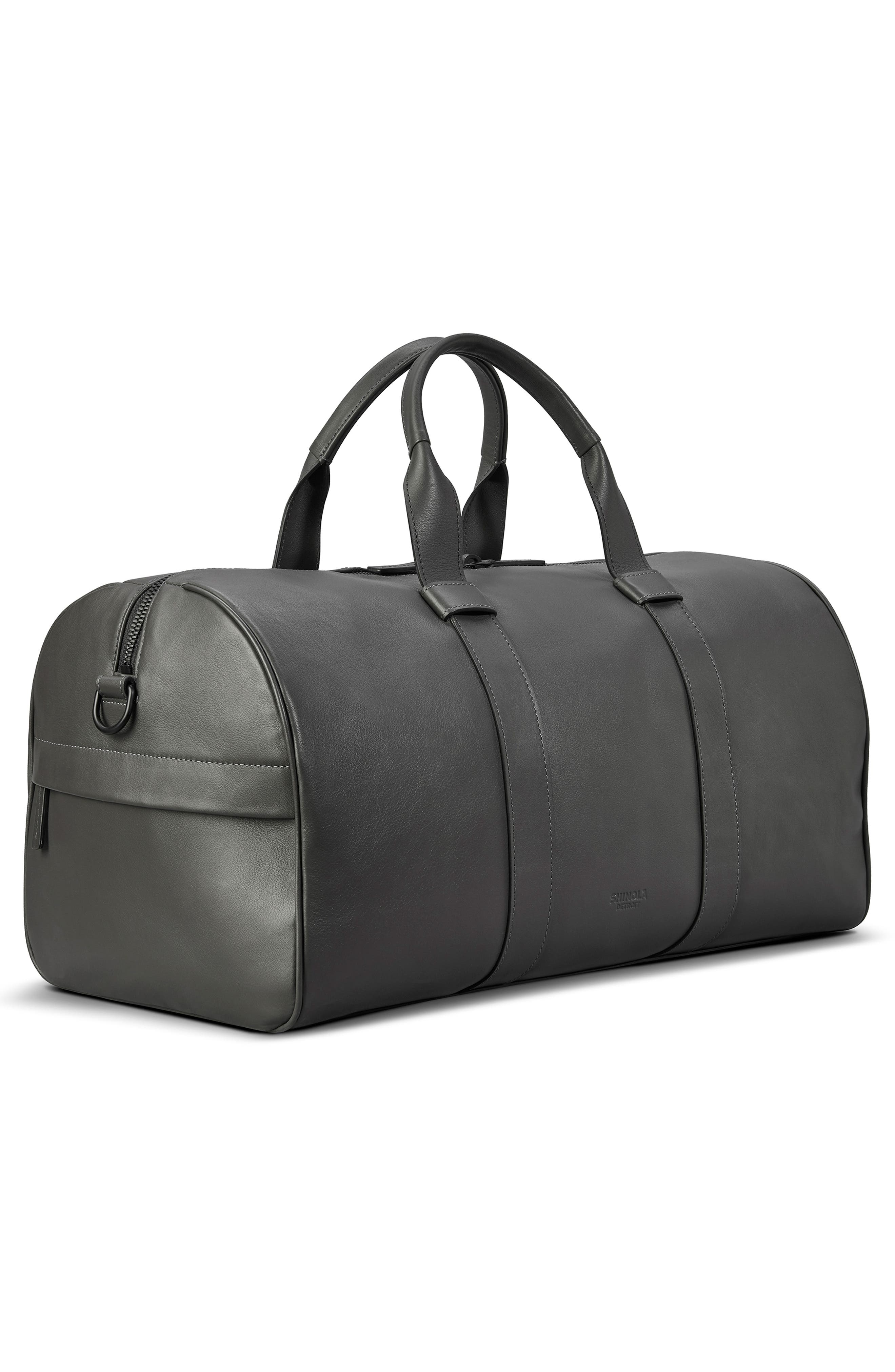 Shinola Guardian Leather Duffle Bag, Alternate, color, 