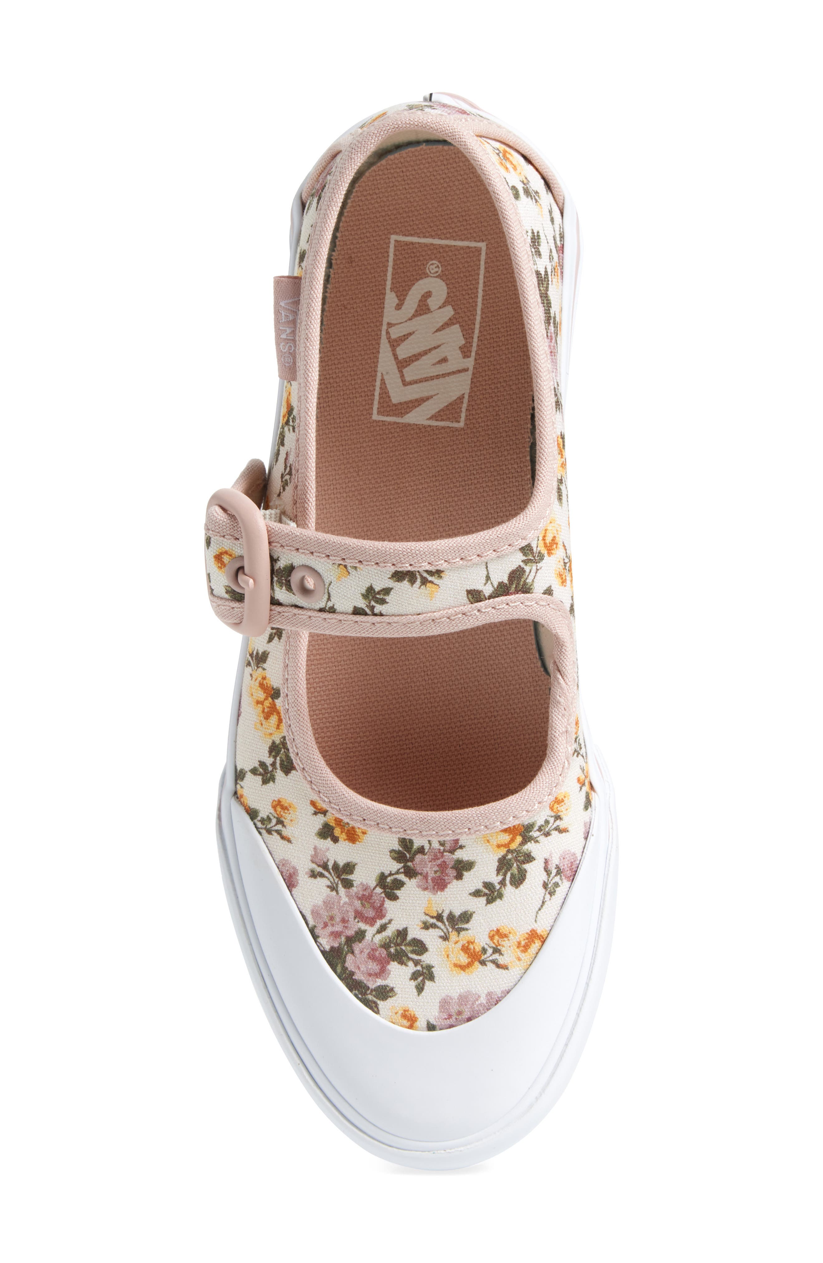 Vans Kids' Mary Jane Floral Sneaker, Alternate, color, 