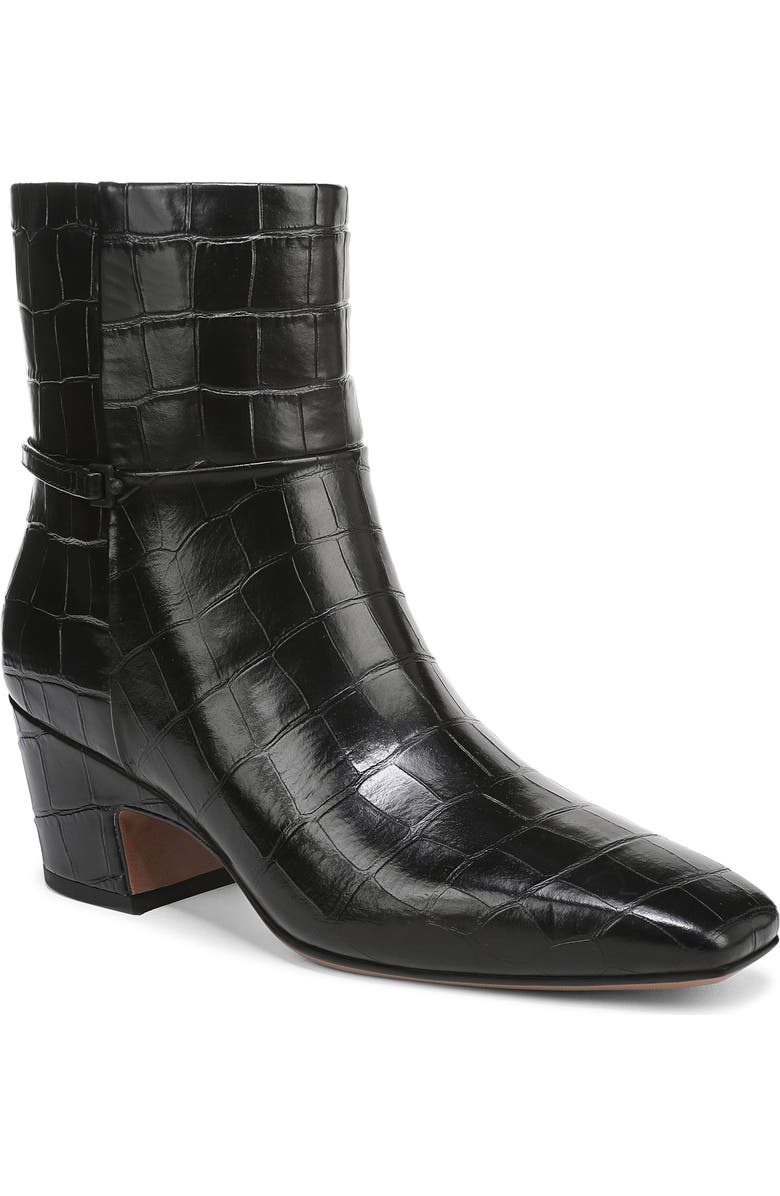 Franco Sarto Saydie Bootie, Main, color, Black/ Black