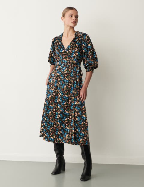 Kiera Floral Midi Dress