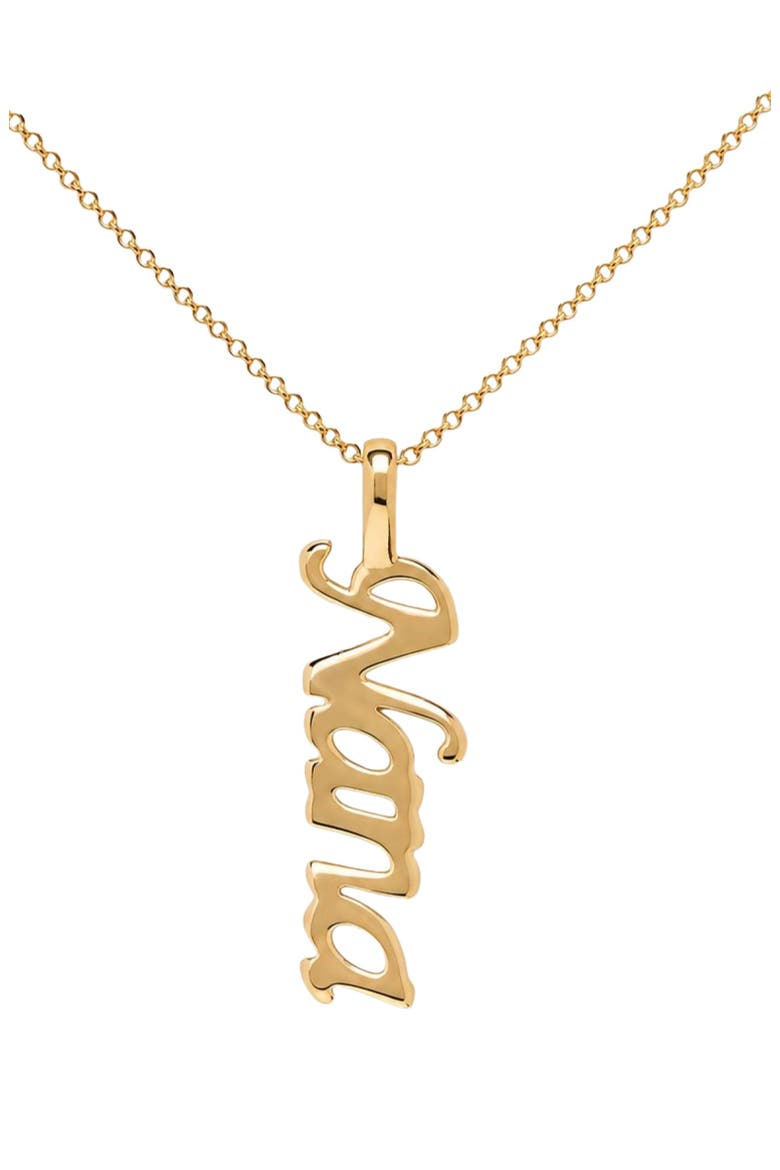 Nana Charm Necklace, Main, color, Gold Vermeil