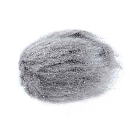 WS1 Furry Outdoor Microphone Windscreen Muff for Small Compact Microphones up to 2.5 X 40mm (L x D)