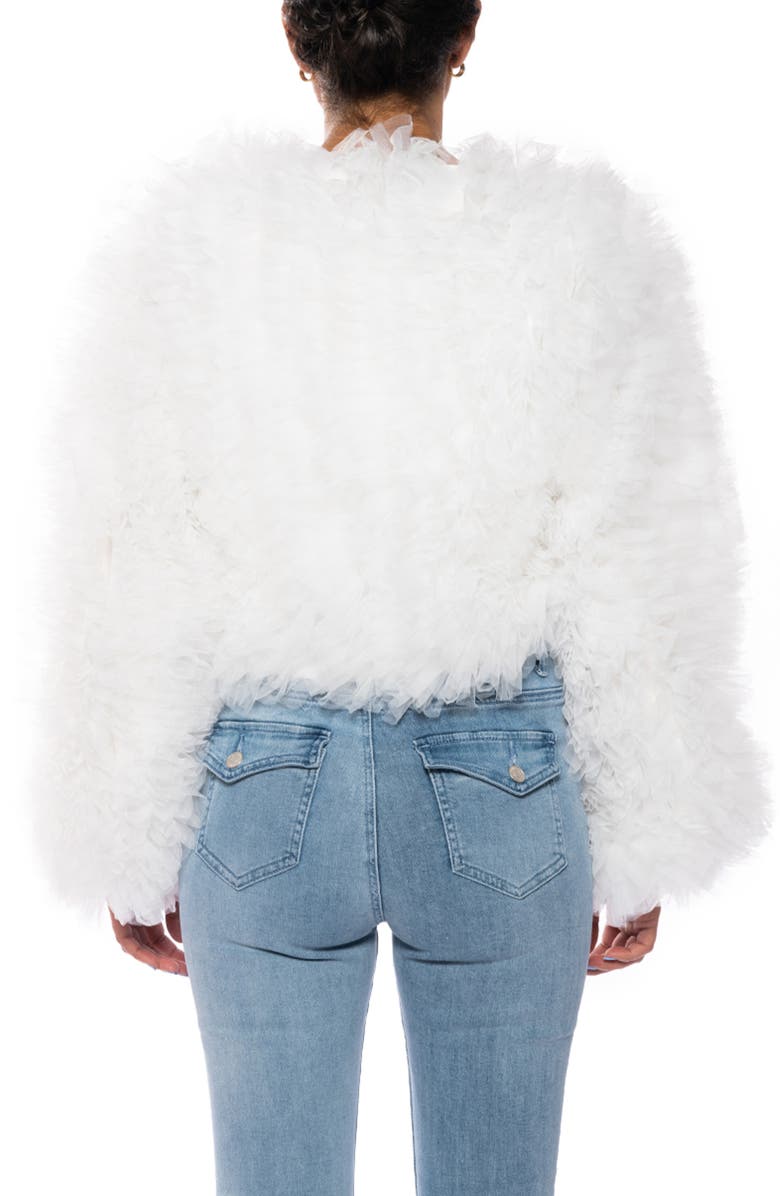 AZALEA WANG Tulle Jacket, Alternate, color, 